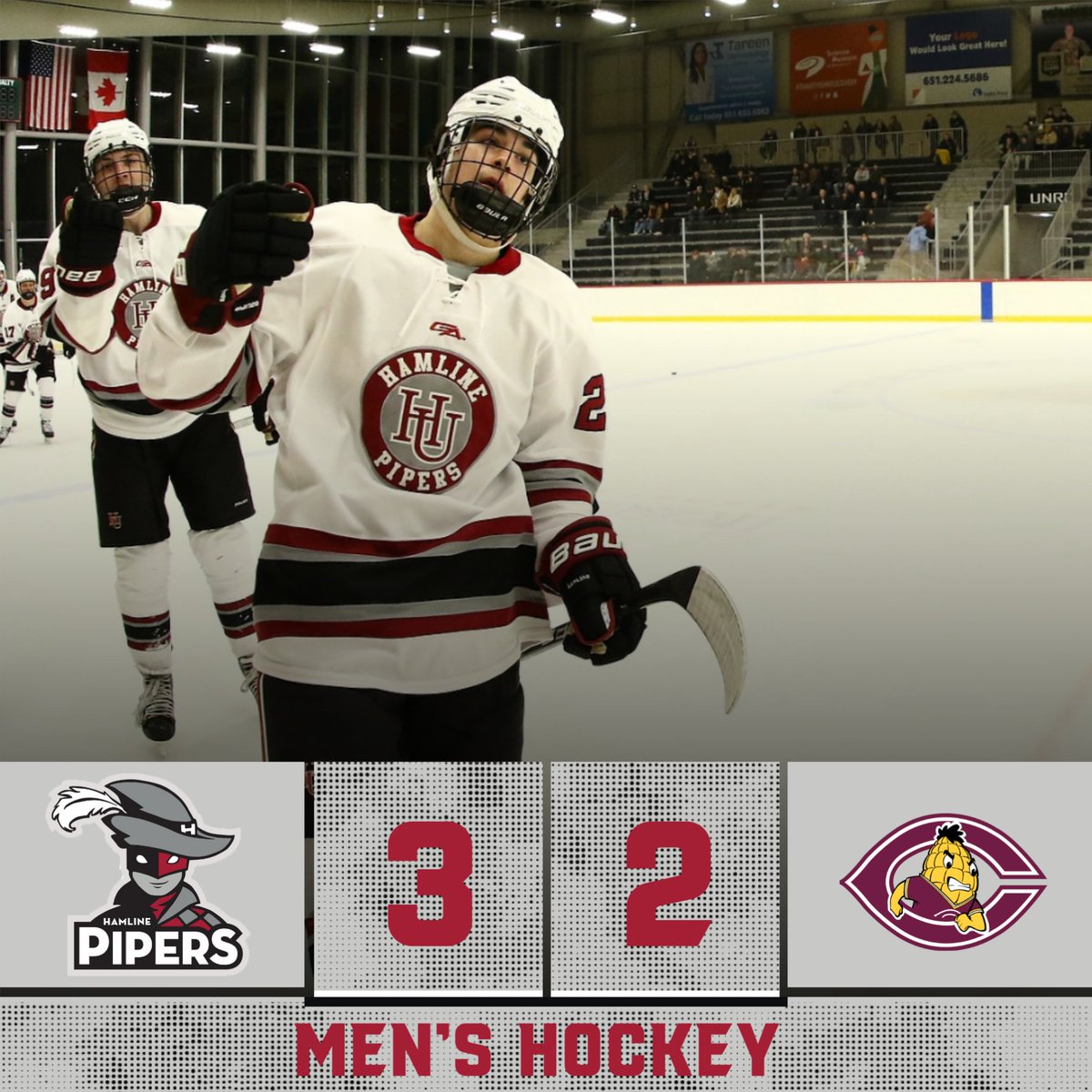 HUPipers's tweet photo. M 🏒 | RECAP/STATS: Pipers Pick Up Non-Conference Win Against Cobbers!

📰 https://t.co/nJ2j5mp75D https://t.co/XLaWxIAwOl