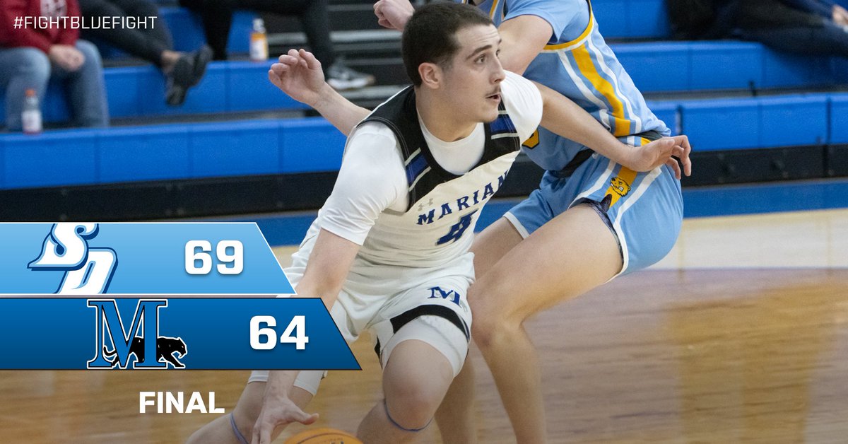 Marian University Sabres (@musabres) on Twitter photo 🏀FINAL | What a performance and representation of #d3hoops put on by the Sabres, <a href="/MarianUHoops/">Marian Men’s Basketball</a> falls just short on the road at D1 San Diego, thanks for having us <a href="/USDToreros/">San Diego Toreros</a> and good luck the rest of the season! #FightBlueFight <a href="/d3hoops/">D3hoops/Patrick Coleman</a> 🏀FINAL | What a performance and representation of #d3hoops put on by the Sabres, <a href="/MarianUHoops/">Marian Men’s Basketball</a> falls just short on the road at D1 San Diego, thanks for having us <a href="/USDToreros/">San Diego Toreros</a> and good luck the rest of the season! #FightBlueFight <a href="/d3hoops/">D3hoops/Patrick Coleman</a>