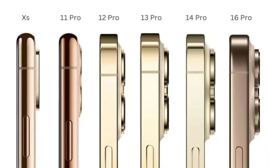 arslan_hun_'s tweet photo. Every iPhone Gold Color from iPhone XS to iPhone 16 Pro. 

Which one is your favorite? https://t.co/TyhPE1bt0w