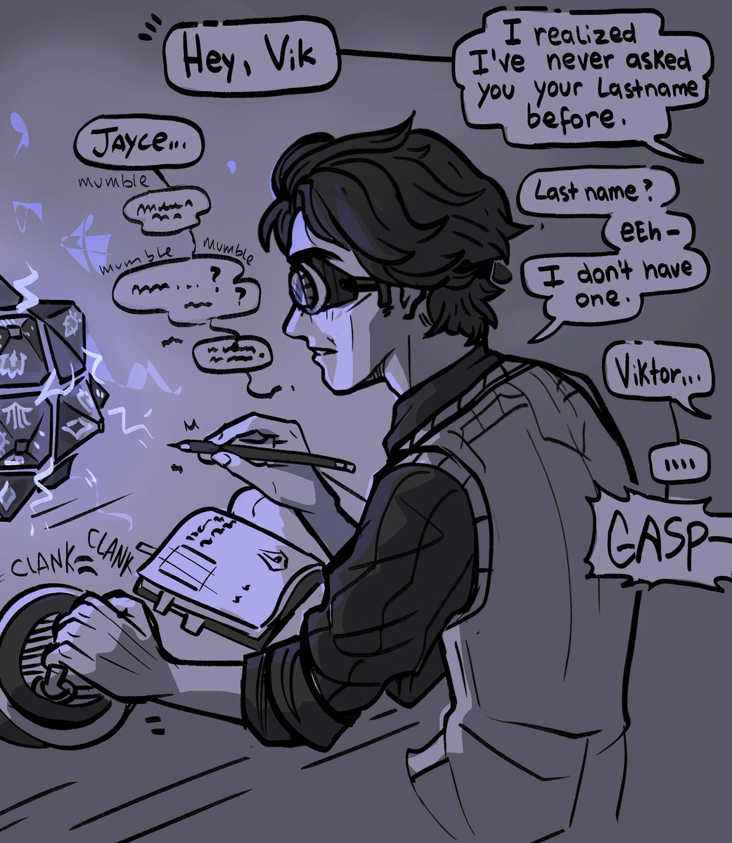 Lolo_Lex's tweet image. What a conandrum... 🤫🤫

#arcanefanart #jayvik