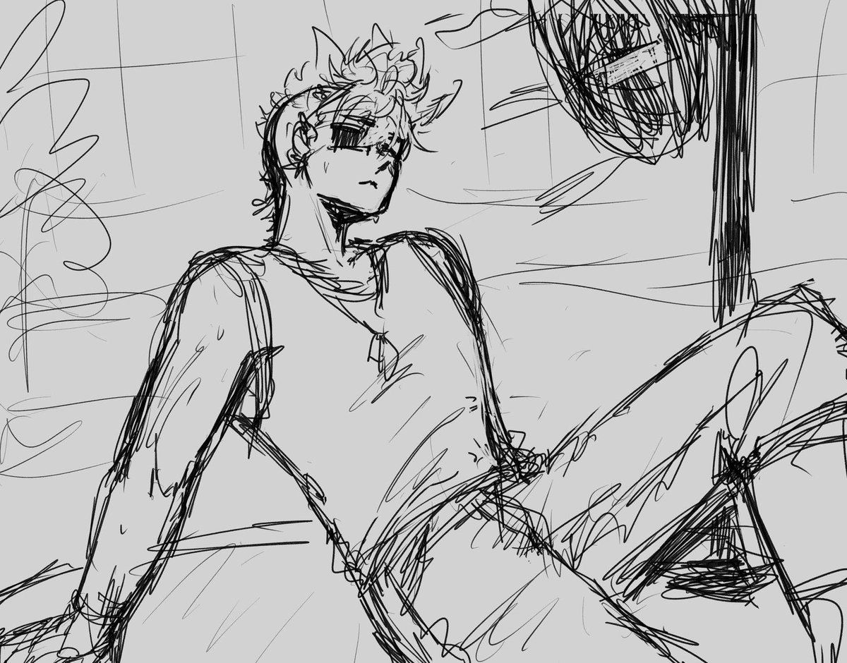it's so hot rn 🥵
(and waiting for my aircon to be repaired 🤪) 

#stalusART #doodle 
