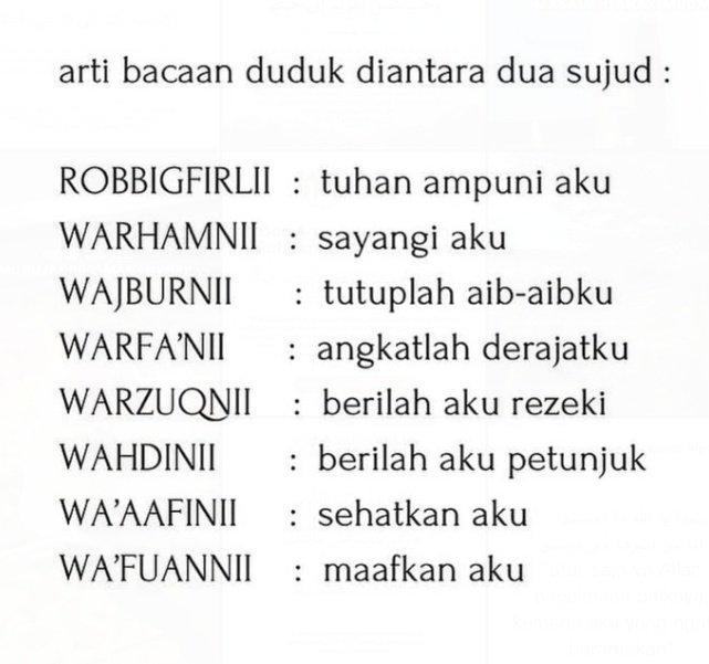 Al__Quraan's tweet photo. arti bacaan duduk diantara dua sujud✨ https://t.co/sb3HrPXBvk