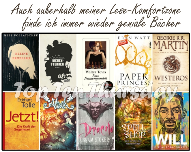 2013welten's tweet photo. Heute verlassen wir mal unsere Lese-Komfortzone und wagen einen Blick über den Tellerrand xD
Beim #toptenthursday sind dieses Mal Bücher gefragt, die eigentlich gar nicht in euer typisches Beuteschema passen und euch trotzdem total begeistert haben!
https://t.co/fsQHgUbTbp https://t.co/SQ9dl6rkyj