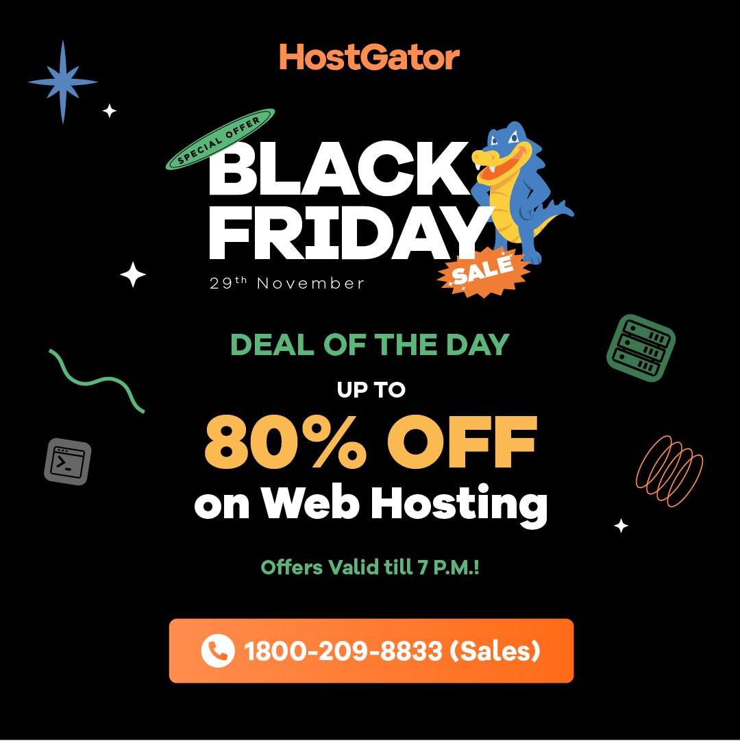 HostGator India tweet media