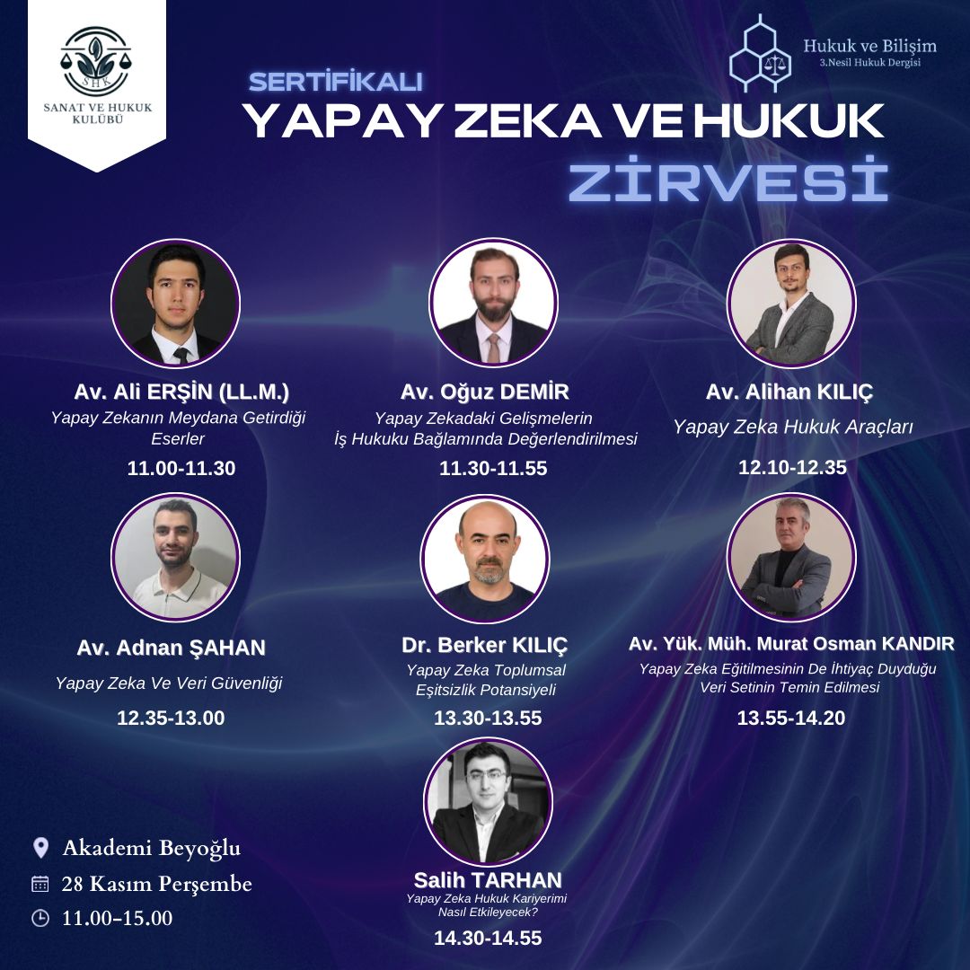 İstanbul'a konferans için geldik. Beyoğlu Akademi'de.

#yapayzeka #hukuk #beyoğlu #temu