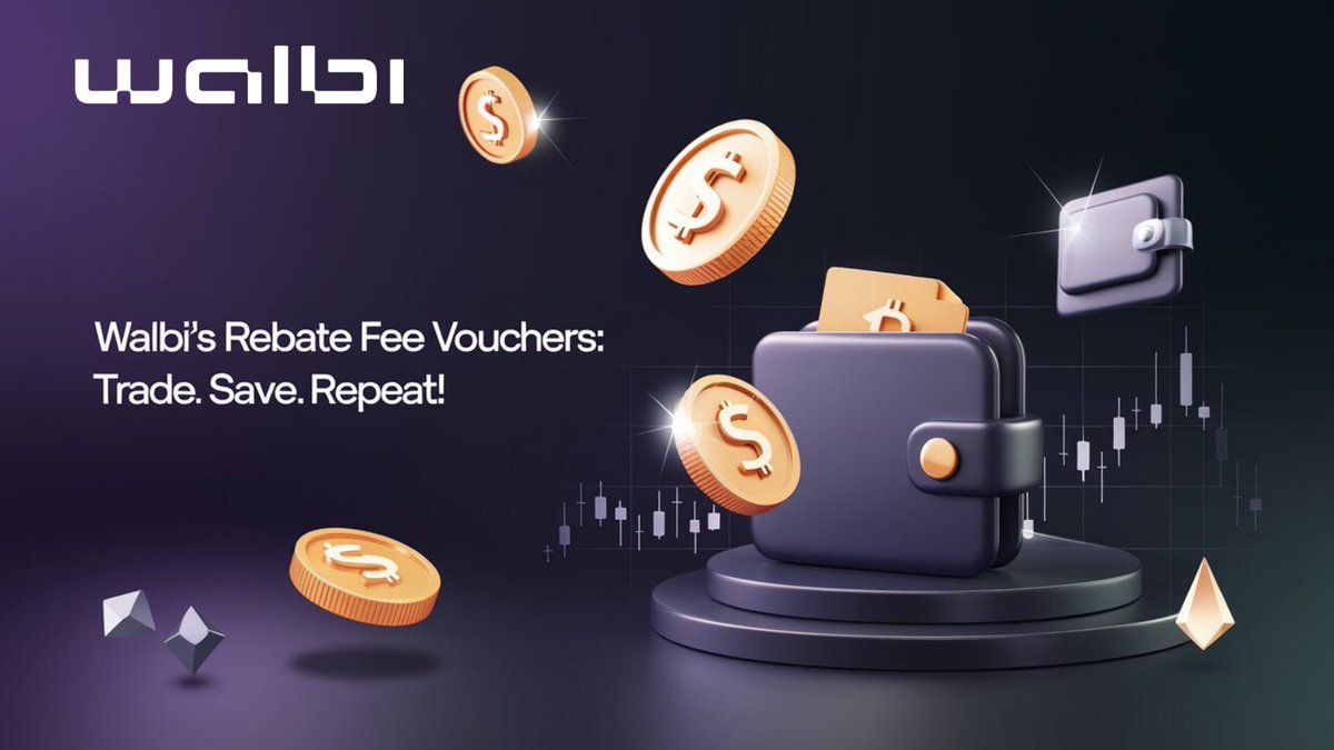 walbicom's tweet photo. 🎉 Unlock Bigger Rewards: Discover Walbi’s Rebate Fee Vouchers! 💸

Why just trade when you can earn while you save? With Walbi’s Rebate Fee Vouchers, you’re not just trading smarter—you’re winning every step of the way! 🚀

🔹 Save on Costs: Slash fees and stack up your savings! 💰

🔹 Grow as You Go: The more you trade, the bigger your rebate gets. Simple math = more rewards! 📈

🔹 Boost Your Profits: Less spending on fees means more for your wallet. Cha-ching! 📊

🔹 Easy to Use: Activate your voucher in seconds—no hoops to jump through! ✨

What’s next?

1️⃣ Use your voucher for fee-free trading.

2️⃣ Withdraw it and treat yourself (crypto splurge, anyone?). 💎

🕵️‍♂️ Where to find it?

Tap into Inbox > Rewards, claim your voucher, and let the saving spree begin! 🏴‍☠️

💬 What’s your move?

Reinvesting, saving, or splurging? Drop your plans below and share the inspiration! 👇

🚀 Start now and watch your trades work harder for you. Because at Walbi, every trade counts! 🤑

🔗 Learn more about how to make the most of your voucher here: https://t.co/IzJNXFADn3