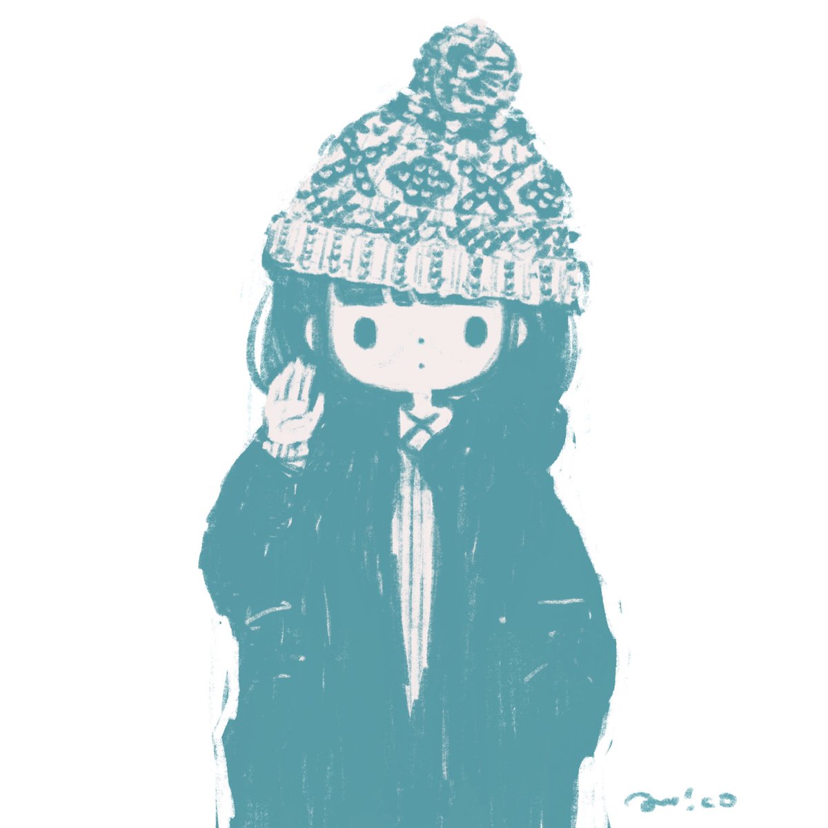 「また来月(2020) 」|paricoのイラスト