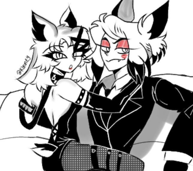 Alastorcolgate's tweet photo. Drawing of a follower. I'm short of breath #alastor #oc #hot #black #alastorcolgate https://t.co/l8w8iurUSi