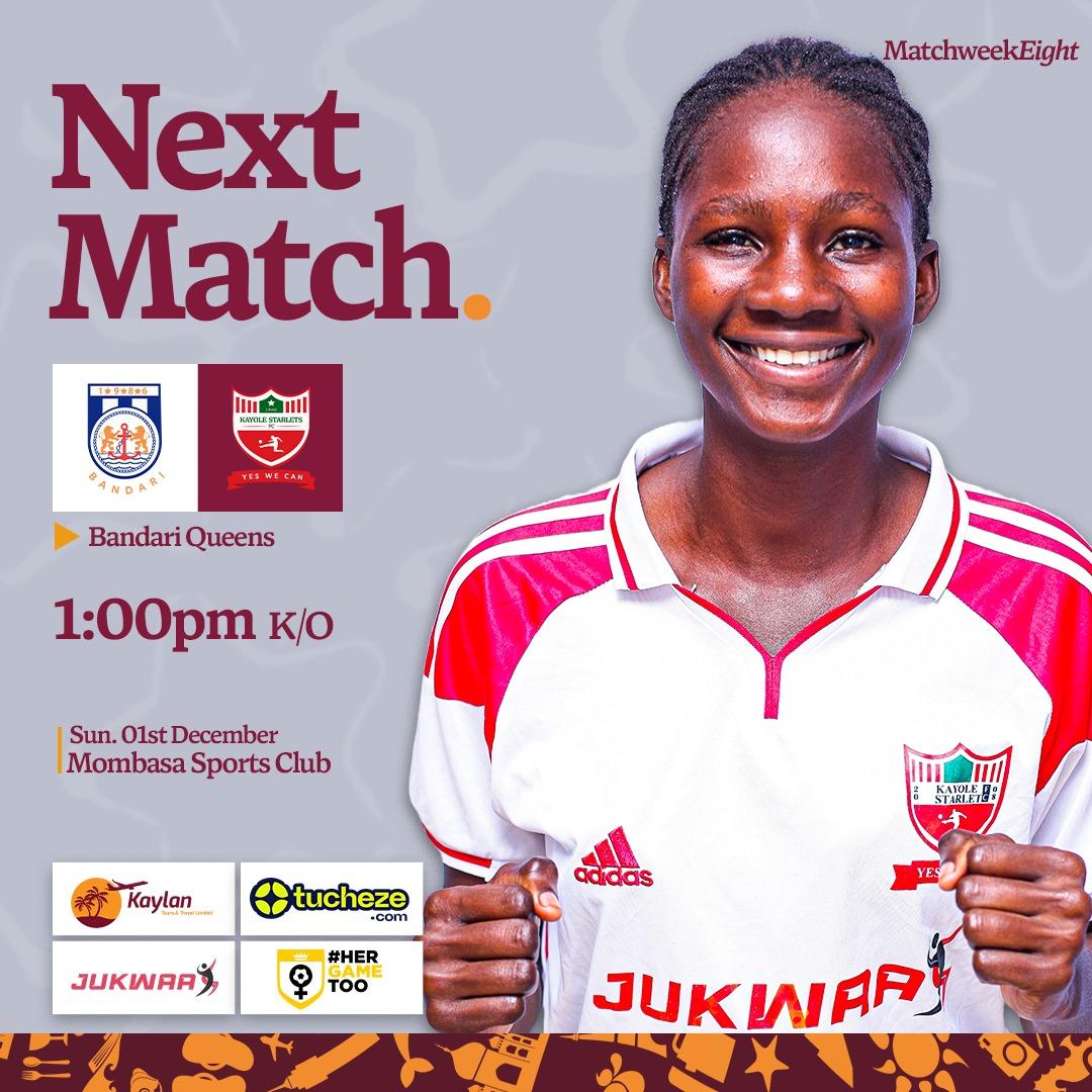 KayoleStarlets's tweet photo. 🏝️ | Pwani Twasija!
Jumapili hii tutachuana na wenzetu Bandari Queens pale Mombasa Sports Club.
#KaylanTours #YesWeCan https://t.co/giVnSNgH18