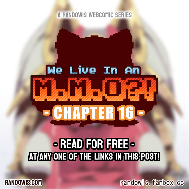 RandoTheReal's tweet image. Chapter 16 of the MMO series is now out! Read for free at any of the sites below! 
-randowis.com/2024/11/26/we-…
-pixiv.net/en/artworks/12…
-tapas.io/episode/3365421
-facebook.com/share/p/1B7CGb…
