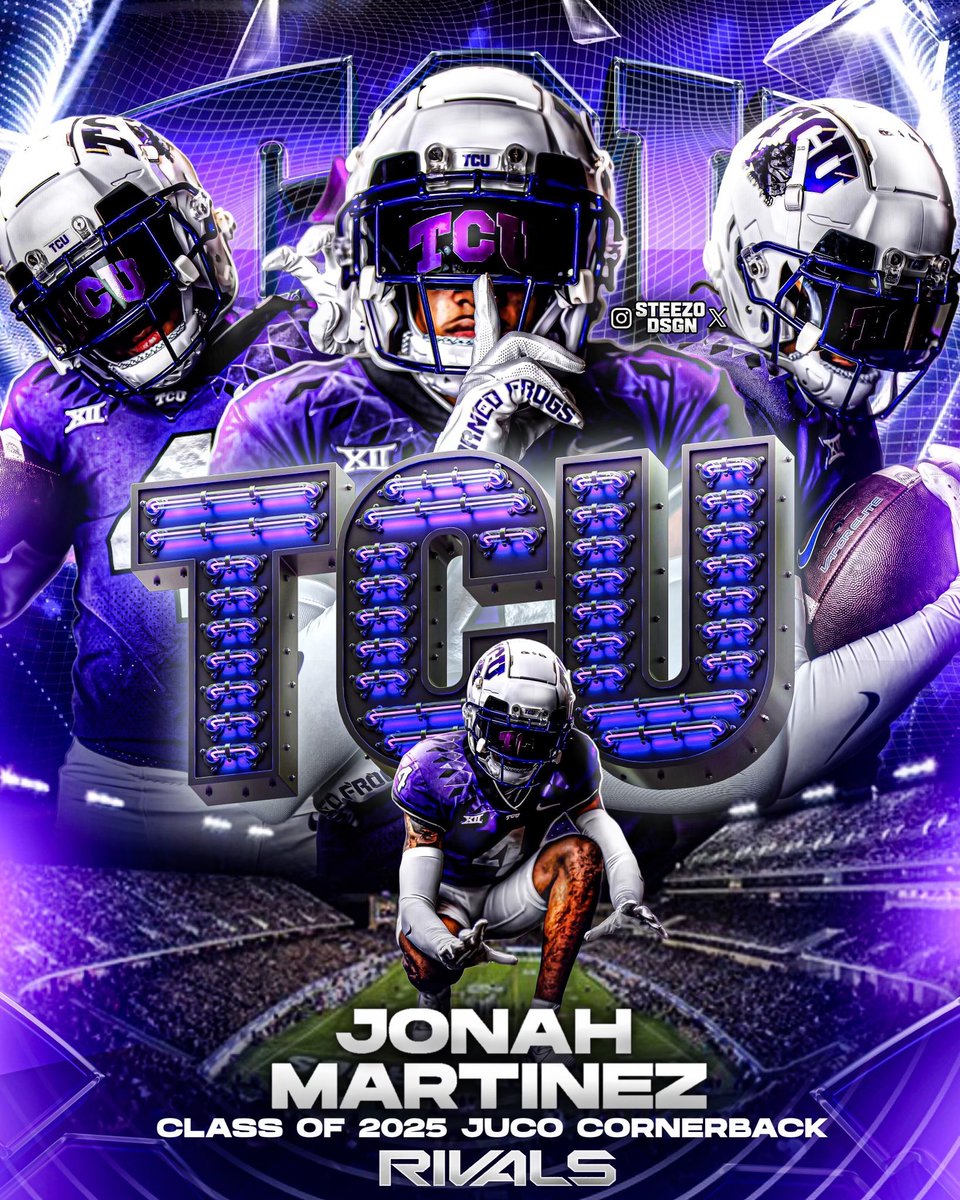 2025 (@VGOH_LBCC) JUCO DB <a href="/JonahMarz/">Jonah Martinez</a> commits to TCU <a href="/TCUFootball/">TCU Football</a>