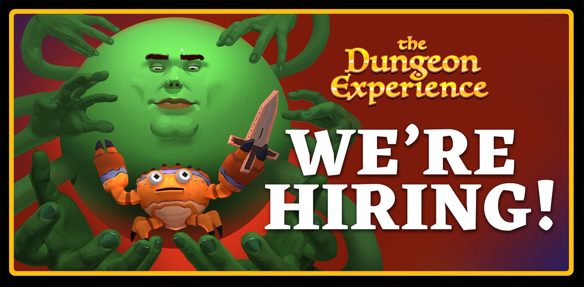 JOB: We're hiring Junior/Mid Unity Generalist for The Dungeon Experience  

📅 2-3 days part-time 6 months
🖥️Prefer onsite Brunswick, Melb. Open to remote Australians
🛠️Implement story (we use Adventure Creator), content, bug fix, polish
Apply✨work(at)dungeonexperience(.)com