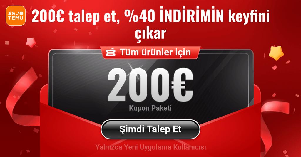 ⭐💰200€ kupon paketini almak için bağlantıya temu.to/k/e545ghdcfze tıklayın! Buradan (app.temu.com/m/mf3r8zczpks) Temu uygulamasında doğrudan 💰200€ kazanın
Size bir sürpriz daha! Benimle birlikte kazanmak için temu.to/k/enlvn19xkjh'a tıklayın🤝!