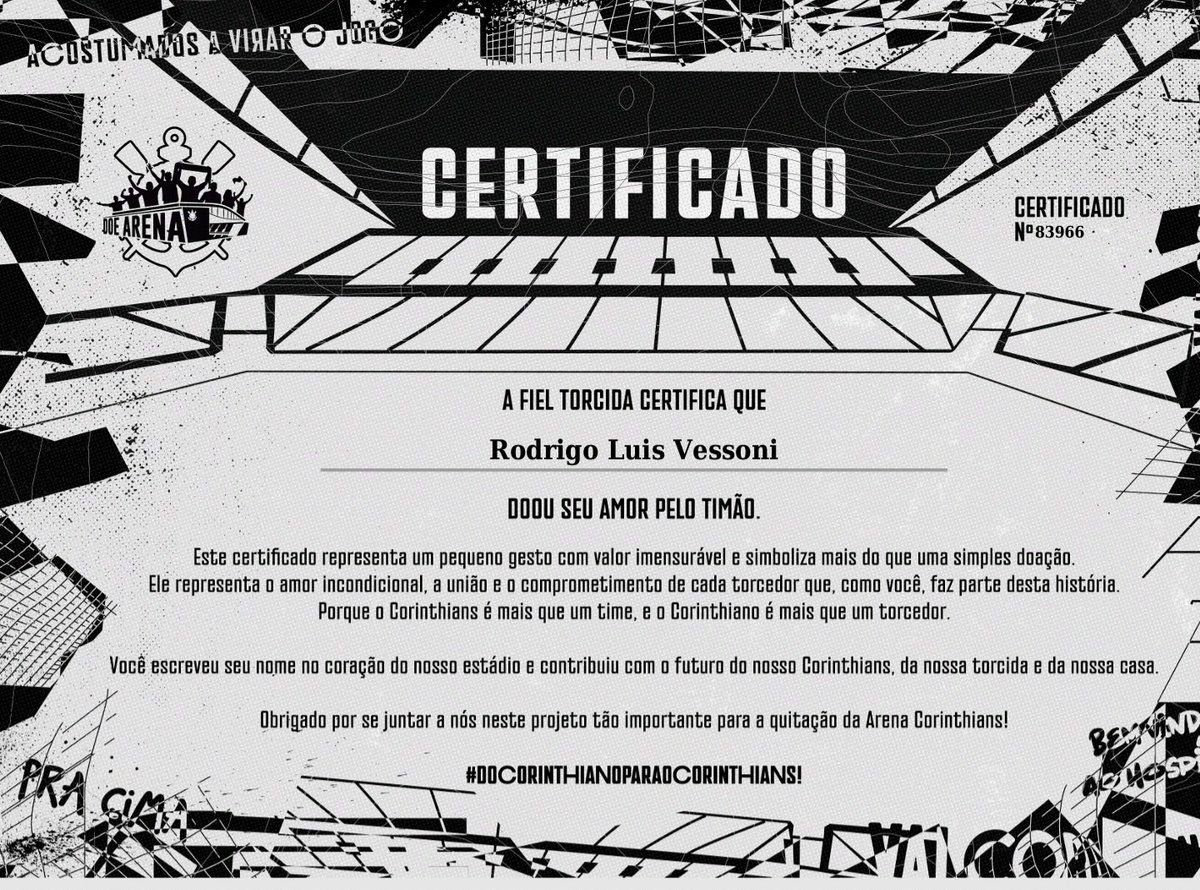 Vessoni's tweet photo. Depois de algum perrengue tecnológico, deu ✔️ 
Bora lá!!!
https://t.co/Nm4gABRqzv

#Corinthians #neoquimicaarena https://t.co/NuCfxWhVZw