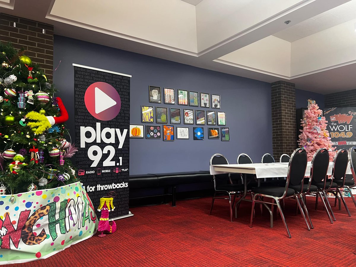 1/3 This year over the holiday season we're trying something new! The play 92 Charity Art Auction! This unique auction will feature two classes from local schools in a friendly competition to raise funds, all while showcasing the incredible artistic talents of young students.