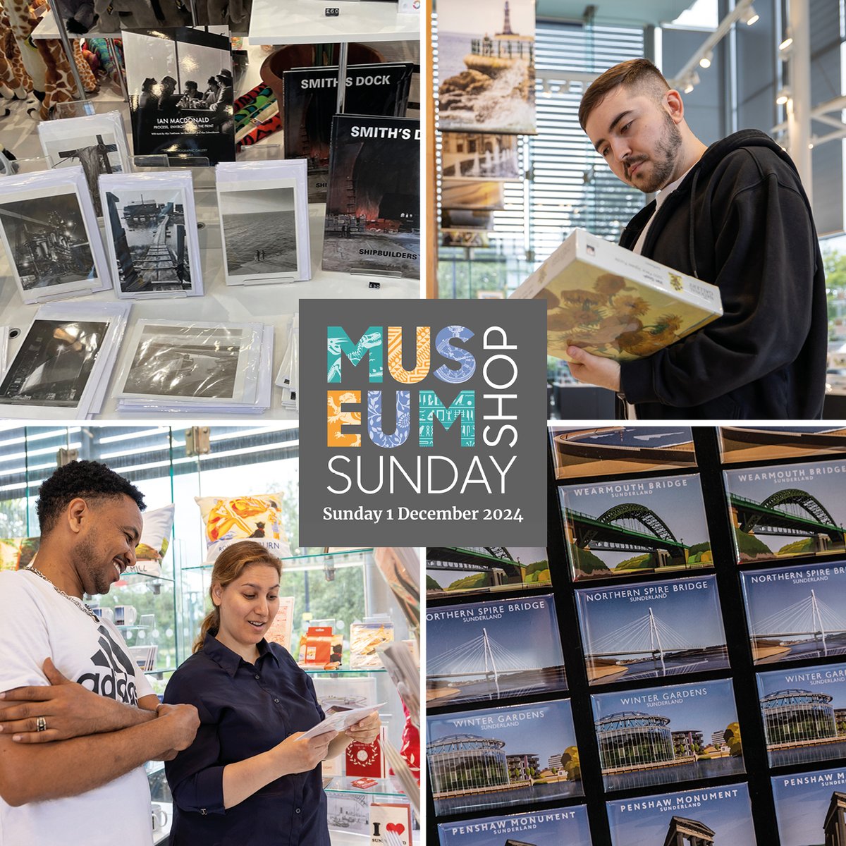 SundMuseum's tweet photo. Explore our online shop this #MuseumShopSunday.
 
There’s something for everyone, from toys and books to hand crafted jewellery and homeware by local artists and makers.
 
It’s the perfect place to pick up a gift for a loved one, take a look 👇
https://t.co/ToNIaDi3Ok https://t.co/gLoZb3utQF