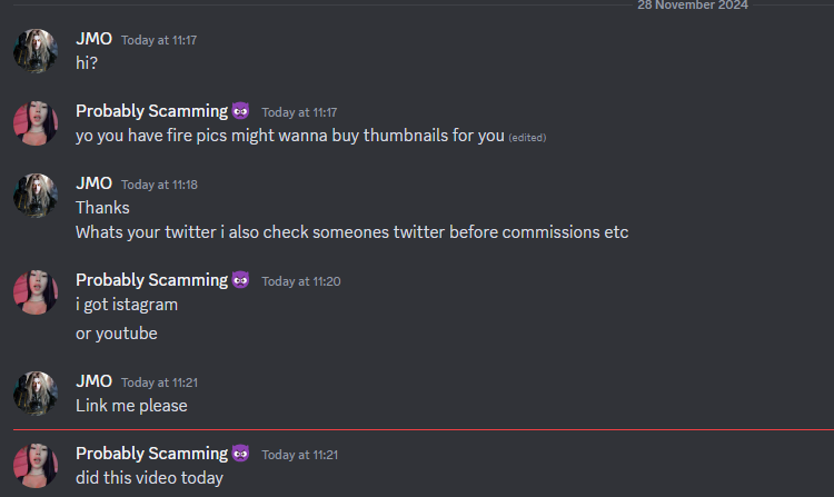 JMotionZ's tweet image. I will not be doing Thumbnail commissions for DBD cheaters 
Thanks but no thanks