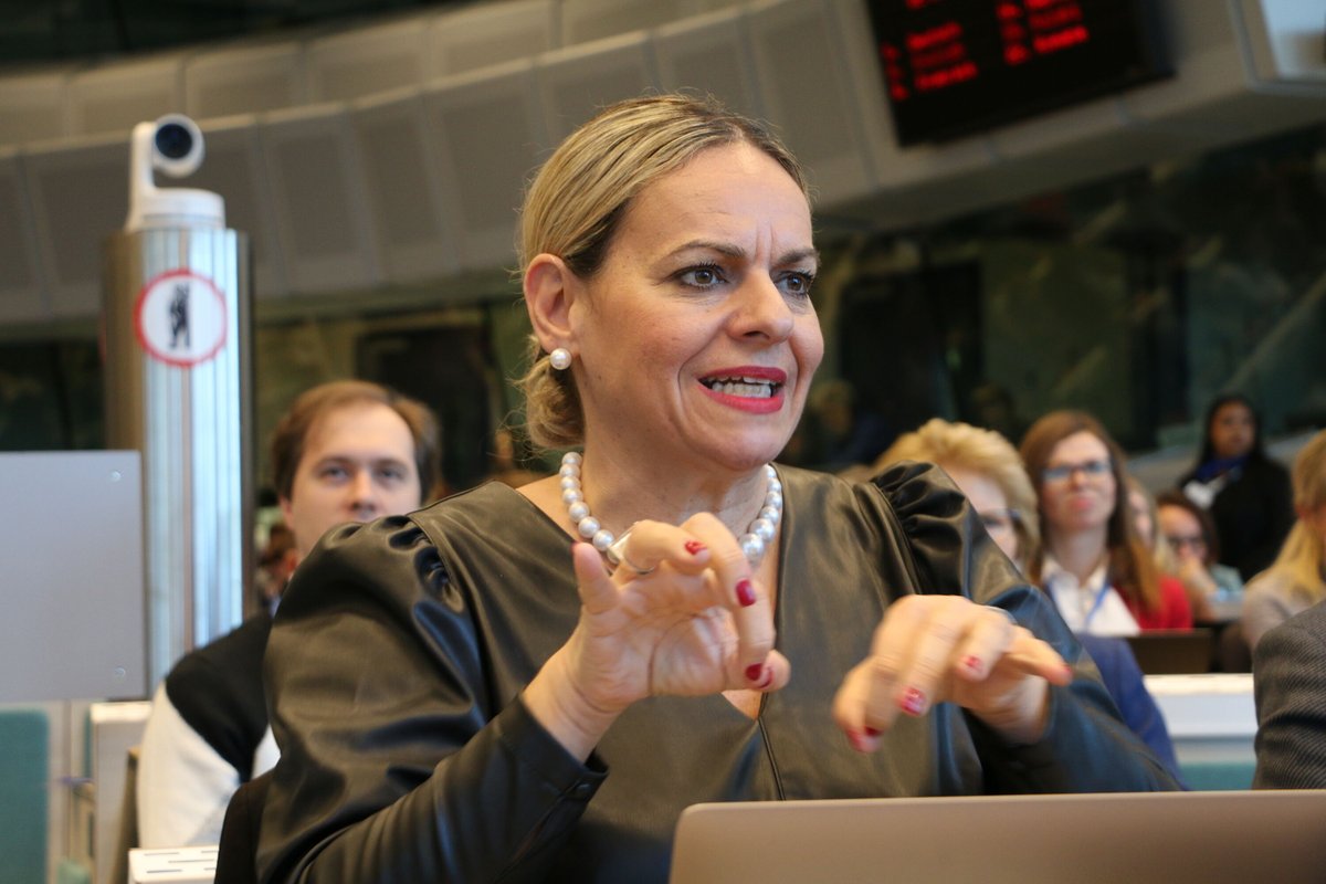 EUD_Brussels's tweet image. At #EDPD2024, EUD President Sofia Isari @sofiaisari called for bold action to advance the European Disability Rights Strategy:

🗣️ Officialise 29 EU National Sign Languages as EU languages!

EU Deaf citizens must be able to communicate with EU institutions in their sign languages