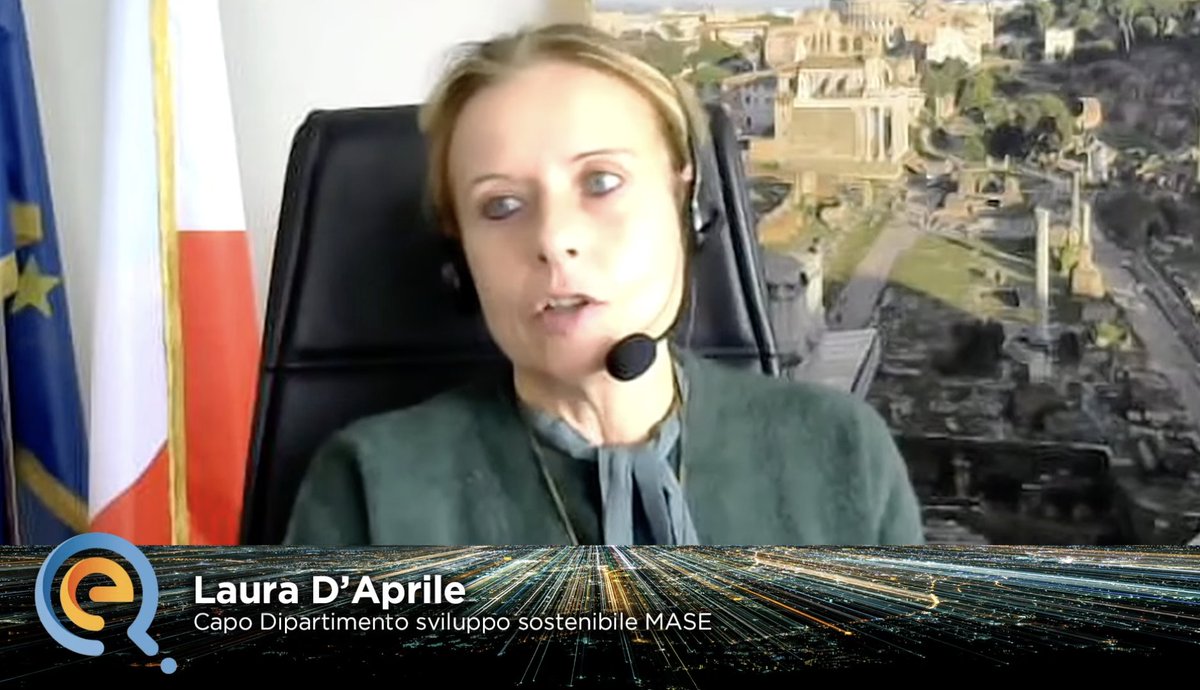 #LauraDAprile <a href="/MASE_IT/">Ministero Ambiente e Sicurezza Energetica</a> #ForumQualEnergia "sul recupero di materia incide fattore economico. dobbiamo puntare a regolamentazione che sia finanziaria. Passo importante con la legge di bilancio che elimina il sussidio ambientalmente dannoso per il conferimento in discarica"