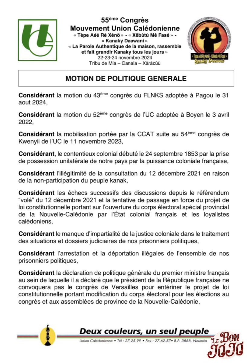 Frederic98800's tweet photo. «  À l'issue de l'accession de notre pays à la pleine souveraineté, une nouvelle période de négociation s'ouvrira » 
Ça c’est pas du destin commun… https://t.co/C1ZmOZ3q0j
