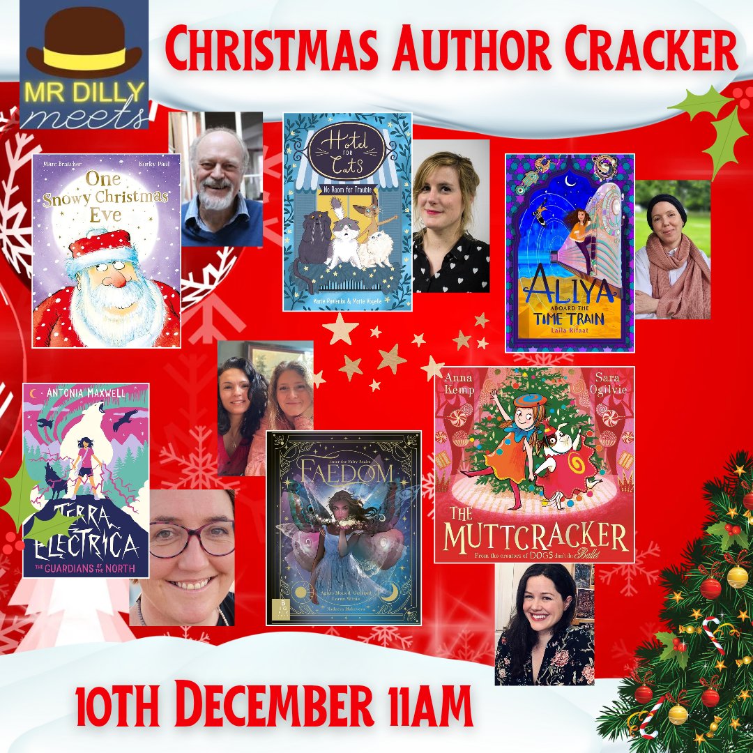 Mr Dilly (@mrdillypresents) on Twitter photo 🎅 It's the Mr Dilly Meets #Christmas Author Cracker! 🎄 #Schools! #Teachers! #Librarians! Join me live online 10th Dec 11am for free festive fun🤶, laughter & learning with <a href="/antonia_books/">antonia maxwell ⚡️⚡️⚡️</a> <a href="/korkypaul/">Korky Paul</a> <a href="/AgnesMonodaze/">✨🧚🏻 Agnes is lost in Faedom🧚🏻♂️✨</a> <a href="/Lorny2/">Lorna White</a> #marievoyelle & #annakemp 👏
👍Join us, book here: 🎅 It's the Mr Dilly Meets #Christmas Author Cracker! 🎄 #Schools! #Teachers! #Librarians! Join me live online 10th Dec 11am for free festive fun🤶, laughter & learning with <a href="/antonia_books/">antonia maxwell ⚡️⚡️⚡️</a> <a href="/korkypaul/">Korky Paul</a> <a href="/AgnesMonodaze/">✨🧚🏻 Agnes is lost in Faedom🧚🏻♂️✨</a> <a href="/Lorny2/">Lorna White</a> #marievoyelle & #annakemp 👏
👍Join us, book here: