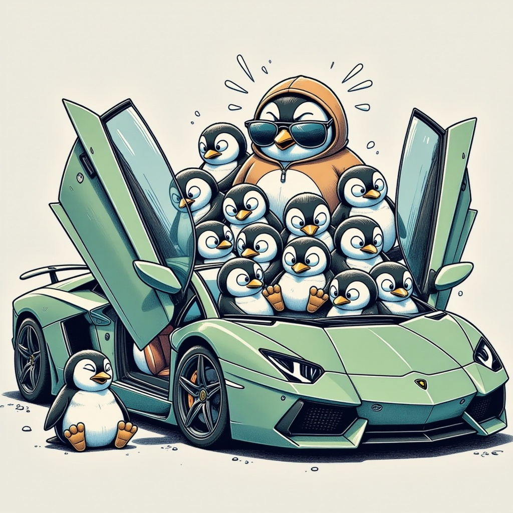PengluCoin's tweet photo. 🐧🚗 How many $PENGLU can fit in a Lamborghini?

Apparently... all of them. 😂❄️

The ultimate test of penguin power and luxury vibes. Who's counting?

#PENGLU #WaddleInStyle #ToTheMoon 🐧✨ https://t.co/vYrnJLMx3z