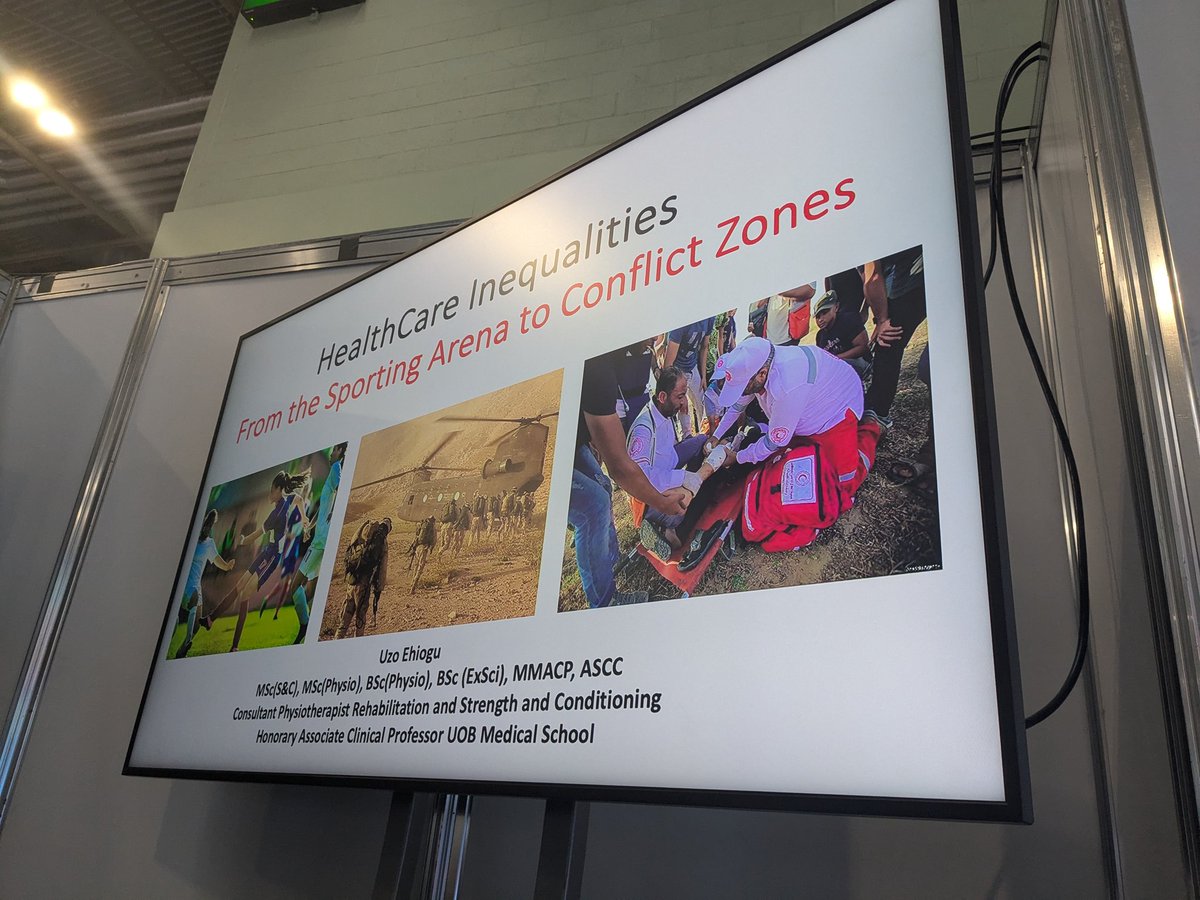 Chris Martey (@chrismartey) on Twitter photo Powerful talk from Consultant Physiotherapist <a href="/consultantPT/">Uzo Ehiogu</a>,
'Healthcare inequalities: from the sporting arena to conflict zones... a call to action!'
Uzo also cited the <a href="/WHO/">World Health Organization (WHO)</a> Rehabilitation 2030 initiative:- who.int/initiatives/re…
#MSKConference <a href="/TherapyExpo/">Therapy Expo</a> Powerful talk from Consultant Physiotherapist <a href="/consultantPT/">Uzo Ehiogu</a>,
'Healthcare inequalities: from the sporting arena to conflict zones... a call to action!'
Uzo also cited the <a href="/WHO/">World Health Organization (WHO)</a> Rehabilitation 2030 initiative:- who.int/initiatives/re…
#MSKConference <a href="/TherapyExpo/">Therapy Expo</a>