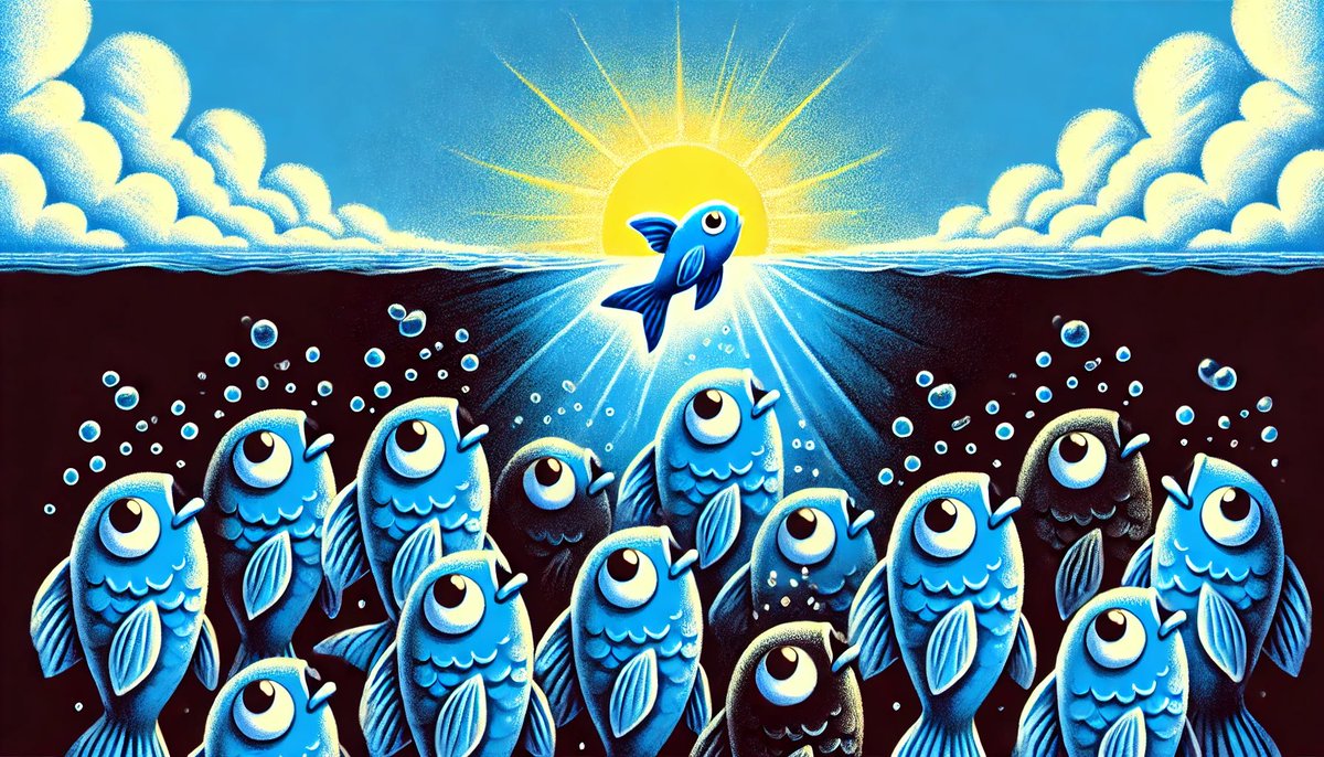 PatronDsns's tweet image. I asked ChatGPT to create an image of the significant migration from X to BlueSky.
So, I’ll post here and there (and try to create different content). So, if you want to join me — please do this
bsky.app/profile/patron…