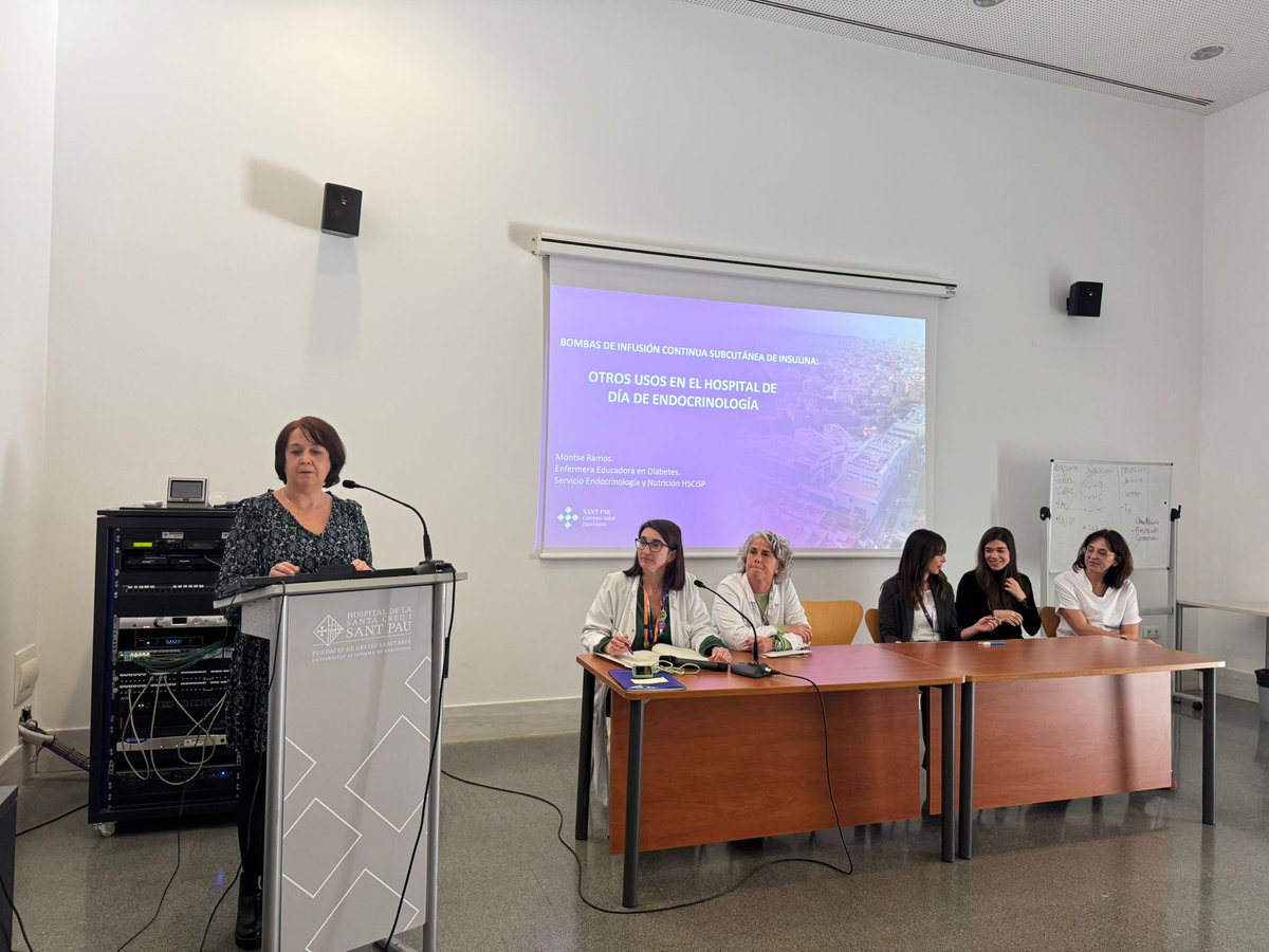 Jornadas de Dirección de Enfermeria en el <a href="/HospitalSantPau/">Sant Pau - Campus Salut Barcelona</a> donde nuestra compañera <a href="/Montse_ramos21/">MONTSE RAMOS FORTES</a> nos presenta hoy otros usos de las bombas de infusión continua de insulina. 
<a href="/InfermeriaSPau/">Direcció Infermera Hospital de Sant Pau</a>
<a href="/EndocrinoSPau/">EndocriSantPau</a>