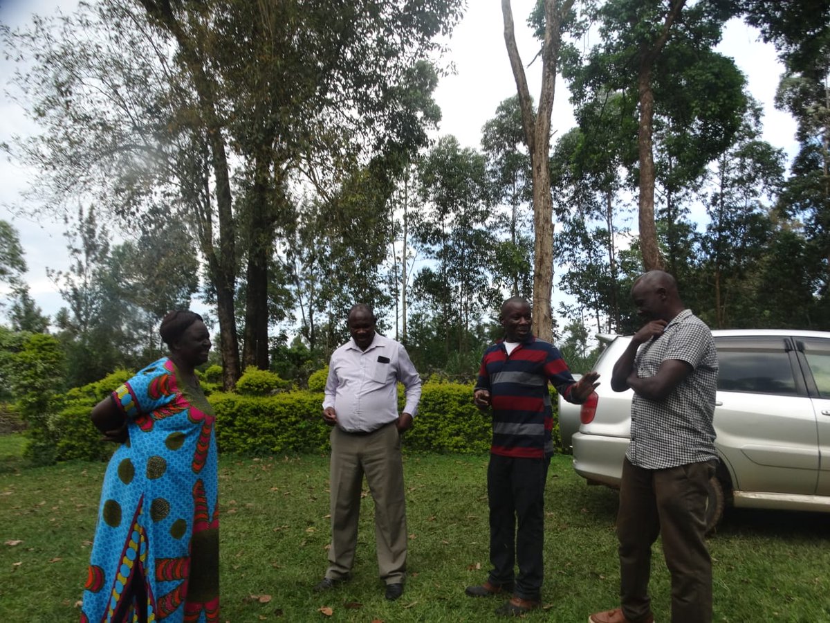 2. We visited Mr. Munialo's farm in malava as a potential farm to demonstrate adoption of climate smart agriculture through large-scale aquaculture and agroforestry. 

#C4PImpact