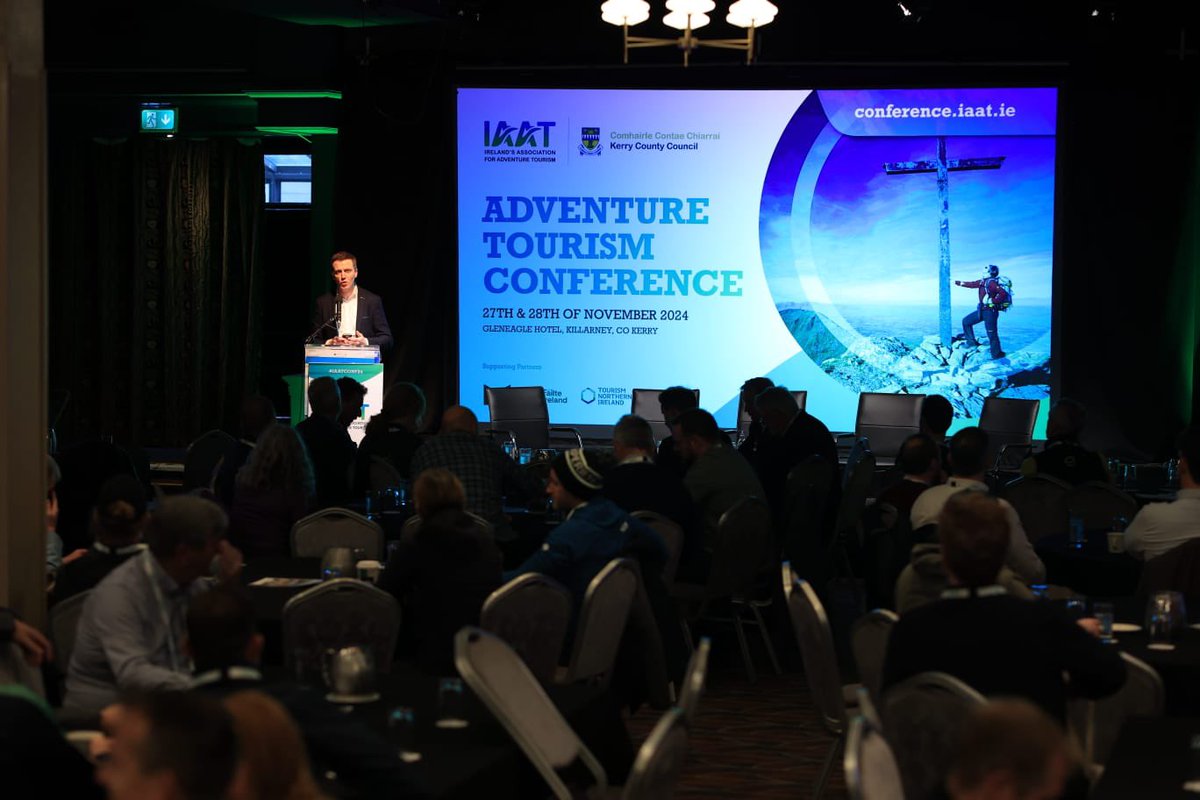 IAAT_ie's tweet photo. CEO Brendan Kenny commencing our day 2 of the conference to a full house. 

#Iaatconf24 https://t.co/RSlCJ9j2MO
