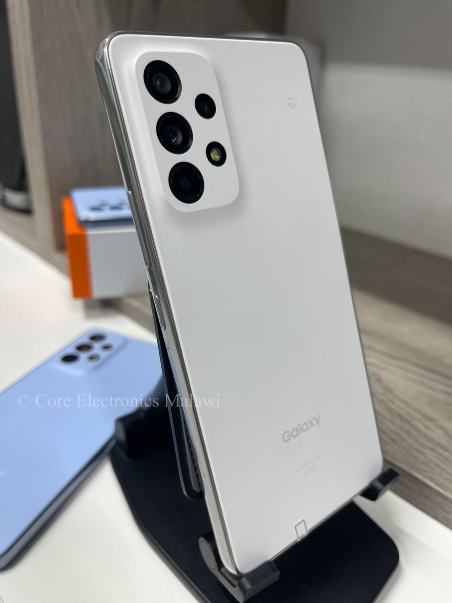 CoreMalawi's tweet photo. Buy Samsung Galaxy A53 5G is designed to stand out | Colors (Blue& White) | 6.5″ Seamless Display | Exynos 1280 chipset | 5000 mAh battery | 128GB storage | 64MP Quad Camera | 6GB RAM | Going at K480,000.00 | Contact: 0995 47 01 74
#coreelectronicsmalawi #Samsung #A53 https://t.co/LdSSz0WuiI