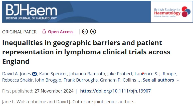 @NNHLA_NATCAN (@nnhla_natcan) on Twitter photo Out this week, this new publication explores how the distribution of trial site locations, may lead to disparities in patient representation in clinical trials. bit.ly/416VENC <a href="/DavidJCutter/">David Cutter</a> <a href="/LymphomaAction/">LymphomaAction</a> <a href="/bloodcancer_uk/">Blood Cancer UK</a> <a href="/NATCAN_news/">National Cancer Audit Collaborating Centre</a> <a href="/WileyGlobal/">Wiley</a> <a href="/NHSEngland/">NHS England</a> <a href="/HQIP/">Healthcare Quality Improvement Partnership</a> Out this week, this new publication explores how the distribution of trial site locations, may lead to disparities in patient representation in clinical trials. bit.ly/416VENC <a href="/DavidJCutter/">David Cutter</a> <a href="/LymphomaAction/">LymphomaAction</a> <a href="/bloodcancer_uk/">Blood Cancer UK</a> <a href="/NATCAN_news/">National Cancer Audit Collaborating Centre</a> <a href="/WileyGlobal/">Wiley</a> <a href="/NHSEngland/">NHS England</a> <a href="/HQIP/">Healthcare Quality Improvement Partnership</a>