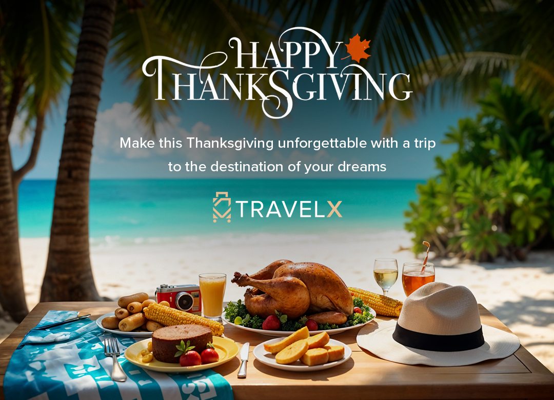Thanksgiving is the perfect time to chase your travel dreams. Pack your bags, explore new destinations, and make this holiday one to remember.
Happy Thanksgiving!!🍁🍂✨
#Thanksgiving #ThanksgivingTravel #holidayescape #travelplanning #magicalgetaways #TravelXVIP