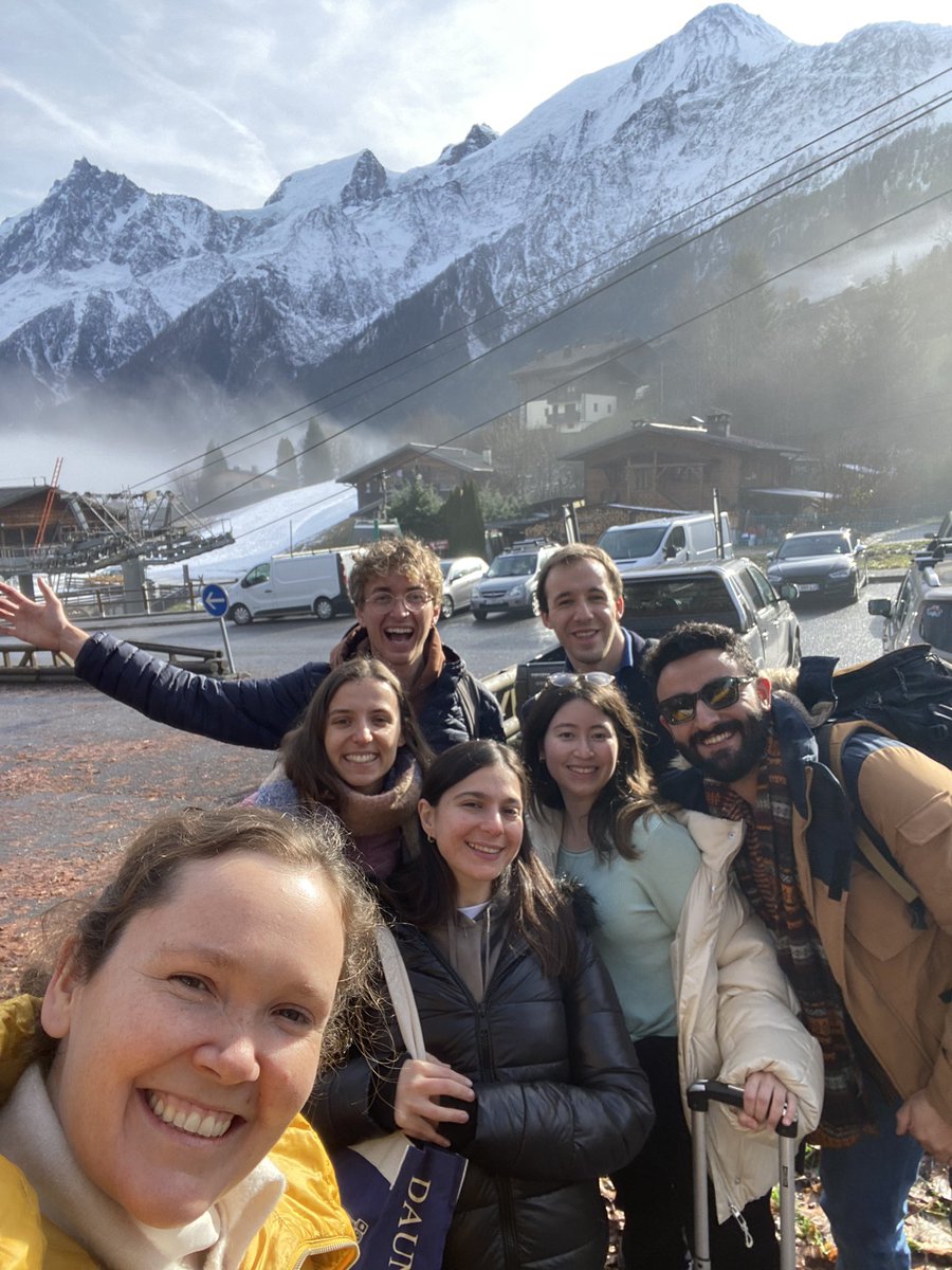 AngelaSteinauer's tweet image. We held our first @SteinauerLab retreat this week! Two intense days filled with cheese and science in the frosty French alps. Looking forward to many more!