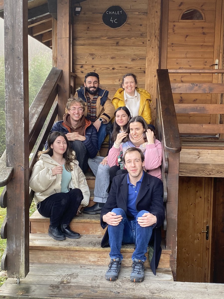 AngelaSteinauer's tweet image. We held our first @SteinauerLab retreat this week! Two intense days filled with cheese and science in the frosty French alps. Looking forward to many more!