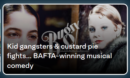garnockmedia's tweet photo. @garnockmedia 🎬🍿 Film Friday! A classic gangster film with splurge guns and great songs. Nostalgia for the parents, and fun for everyone else. Available to stream on ITVX.
@GarnockCampus https://t.co/H8Msv9wtp4