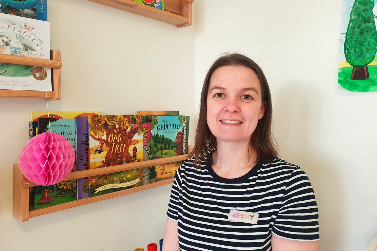 "Rachel House wasn’t what I expected. It’s a magical little haven surrounded by beautiful trees, full of joy, laughter, glitter, glue, and paint."

With your support, Becky is a Play Assistant at our Rachel House hospice, helping families make precious memories together. 💛