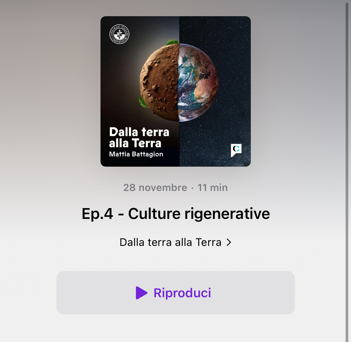 ConsorzioCIC's tweet photo. 🎧 #Ascolta il nuovo episodio del #podcast #DallaterraallaTerra, di @ConsorzioCIC e @ChoraMedia❗
https://t.co/fryfkzQFWU

✅In questa puntata ci addentriamo alla scoperta dei #benefici ambientali del #compostaggio in ambito agricolo, con un focus sull’#agricoltura rigenerativa🌱 https://t.co/S5hPbHFoGk