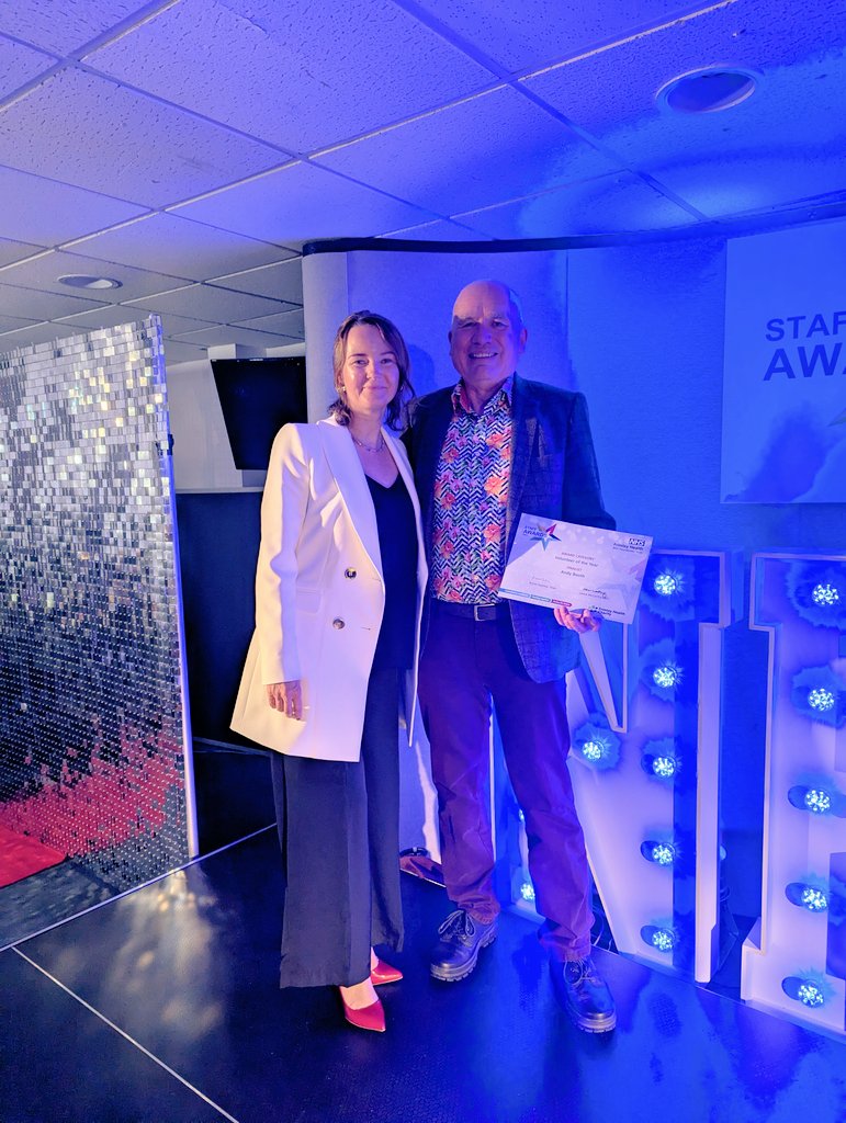 What a wonderful evening celebrating our Volunteers 🥳 Well done Andy 💙