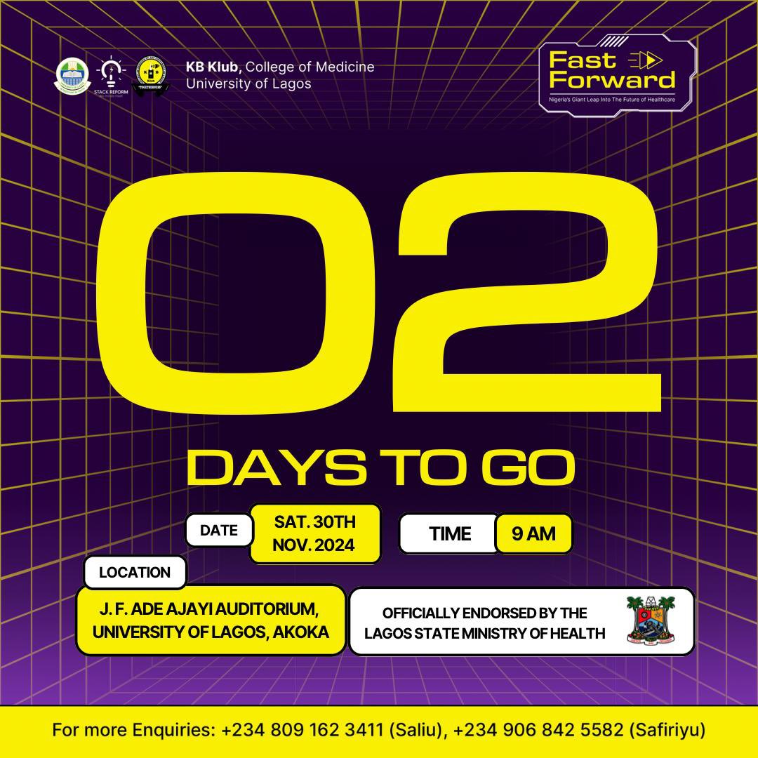 KBKLUB's tweet photo. STACK’24 — Just 2 Days to Go! 🚨
The anticipation is real!🔥
48 hours from now, you’ll either be part of the story or hearing about it. The choice is yours. Don’t miss out!🫵🏽
🔗Register now: https://t.co/62gyzTVJ4j
#STACKREFORM
#STACK24
#STACK https://t.co/OQaiR9v6K5
