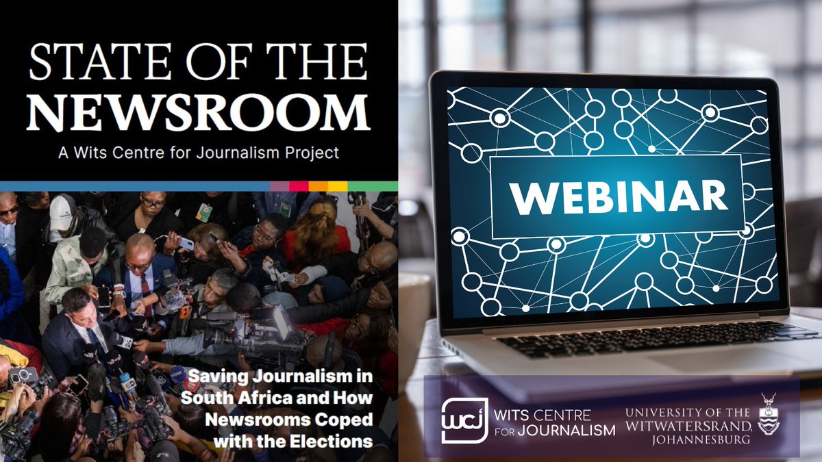 Journ_SA's tweet photo. NEW: The Wits Centre for Journalism released its 2024 State of the Newsroom report during a webinar launch on 27 November, where contributors enjoyed a lively discussion on the way forward for journalism in South Africa.

🎬 Watch and download here: https://t.co/vnRowfzQEL https://t.co/K3cLG0BeCb
