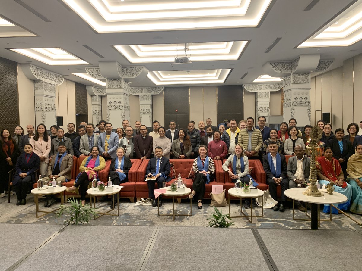 On Nov 27, #AustralianEmbassyNepal🇦🇺 #SNV🇳🇵&amp; #IWMI organised a learning event reflecting on contribution to #WASH in Nepal with Australian funding since 2009. Highlights were scalable &amp; replicable practices for #Inclusive #ClimateResilient #SustainableWASH from #WaterForWomenFund