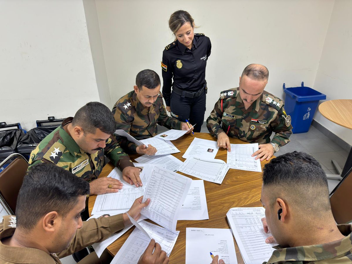 EuamIraq's tweet photo. @EUAMIraq, @EUinIraq, @IraqNato together with experts from the EU carried out the 4thworkshops on forensic technics to improve technical and investigative skills of Iraqi police officers of the Ministry of Interior working in the area of Counter-Terrorism. #CTJUST https://t.co/TEVe3mLMfD