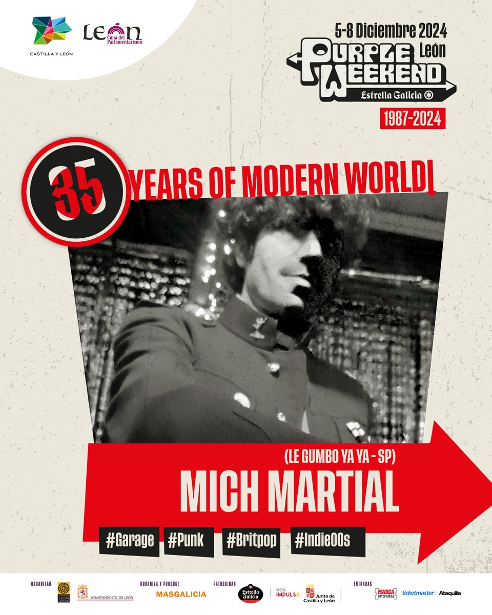 Elpurpleweekend's tweet photo. 🕺🏻🪩 𝗘𝗦𝗧𝗔 𝗘𝗦 𝗟𝗔 𝟮ª 𝗠𝗜𝗧𝗔𝗗 𝗗𝗘 𝗡𝗨𝗘𝗦𝗧𝗥𝗢 𝗙𝗔𝗡𝗧𝗔́𝗦𝗧𝗜𝗖𝗢 𝗘𝗤𝗨𝗜𝗣𝗢 𝗗𝗘 𝗗𝗝𝘀

Sería impensable celebrar 35 ediciones del #PurpleWeekend sin contar con una cuidada selección de #AllDayers y #AllNighters, repartidos por la ciudad de #LeónEsp 

🧵 https://t.co/anfuf7BiIv
