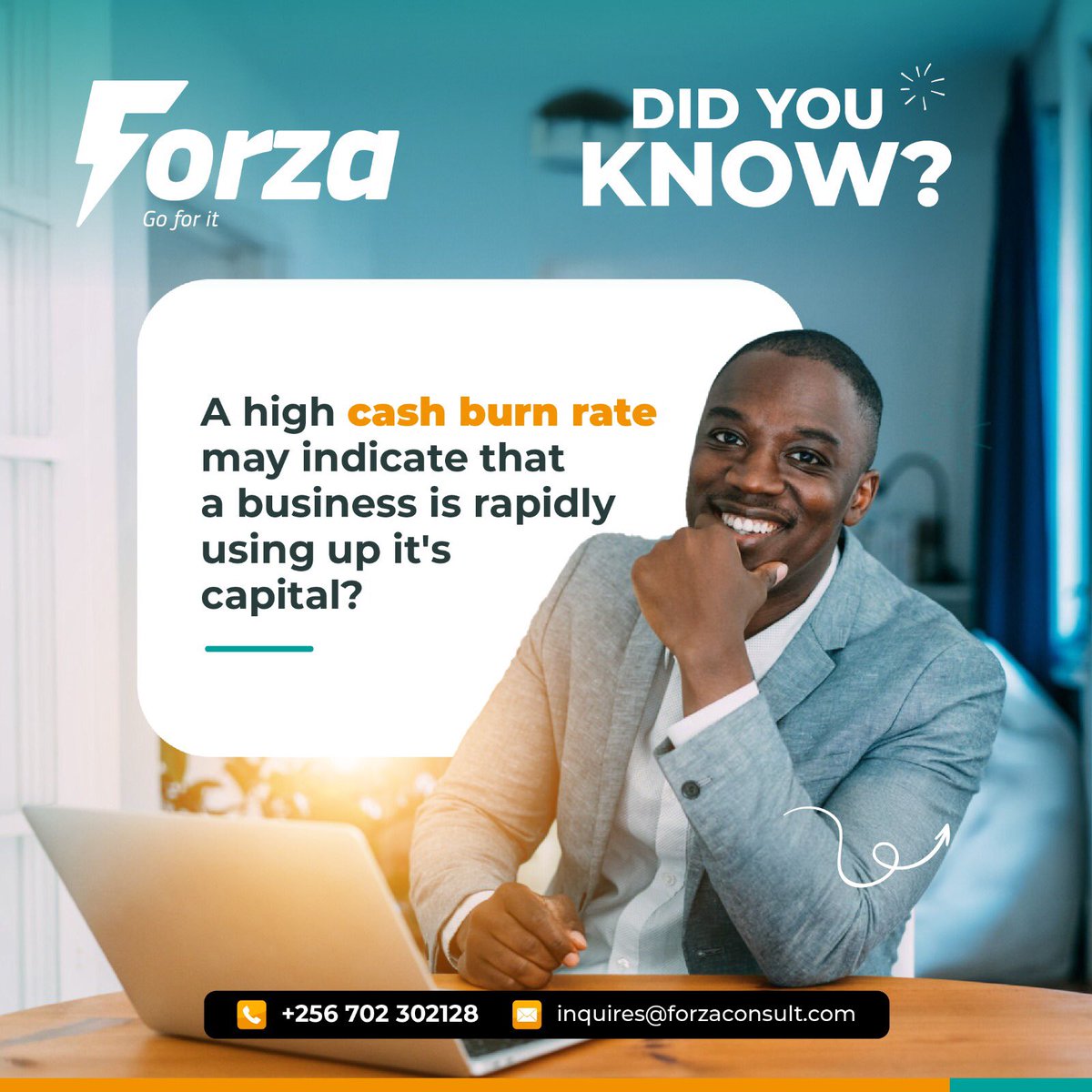forzaconsult's tweet photo. What is a cash burn rate? 
It refers to the rate at which a company spends it's cash reserves to fund operations, usually measured month. https://t.co/6BhCUaPPnL