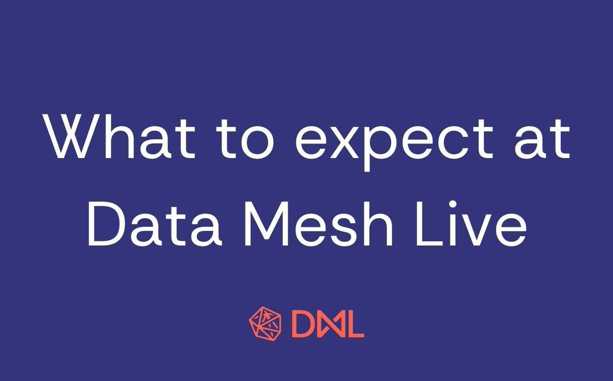 Data Mesh Live is the in-person meeting point for the wider Data Mesh community. It will be a mixture of data leaders and practitioners who recognise how we manage data at scale has to change. Read our interview with our conference curator. buff.ly/3N6bD6F