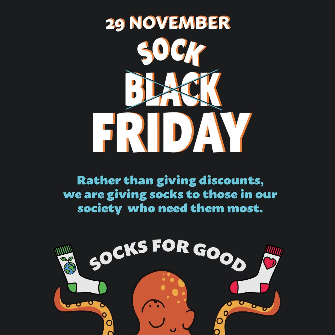 ✨ Visit York ✨ (@visityork) on Twitter photo Soctopus have ditched the discounts this Friday, and for every pair of socks sold, they will match it with a thermal sock donation. 🧦
Each of their 8 shops have teamed up with a local homeless charity to gift the socks - SoctopusYork has teamed up with <a href="/sashyorks/">SASH (Safe And Sound Homes)</a>! #ad Soctopus have ditched the discounts this Friday, and for every pair of socks sold, they will match it with a thermal sock donation. 🧦
Each of their 8 shops have teamed up with a local homeless charity to gift the socks - SoctopusYork has teamed up with <a href="/sashyorks/">SASH (Safe And Sound Homes)</a>! #ad