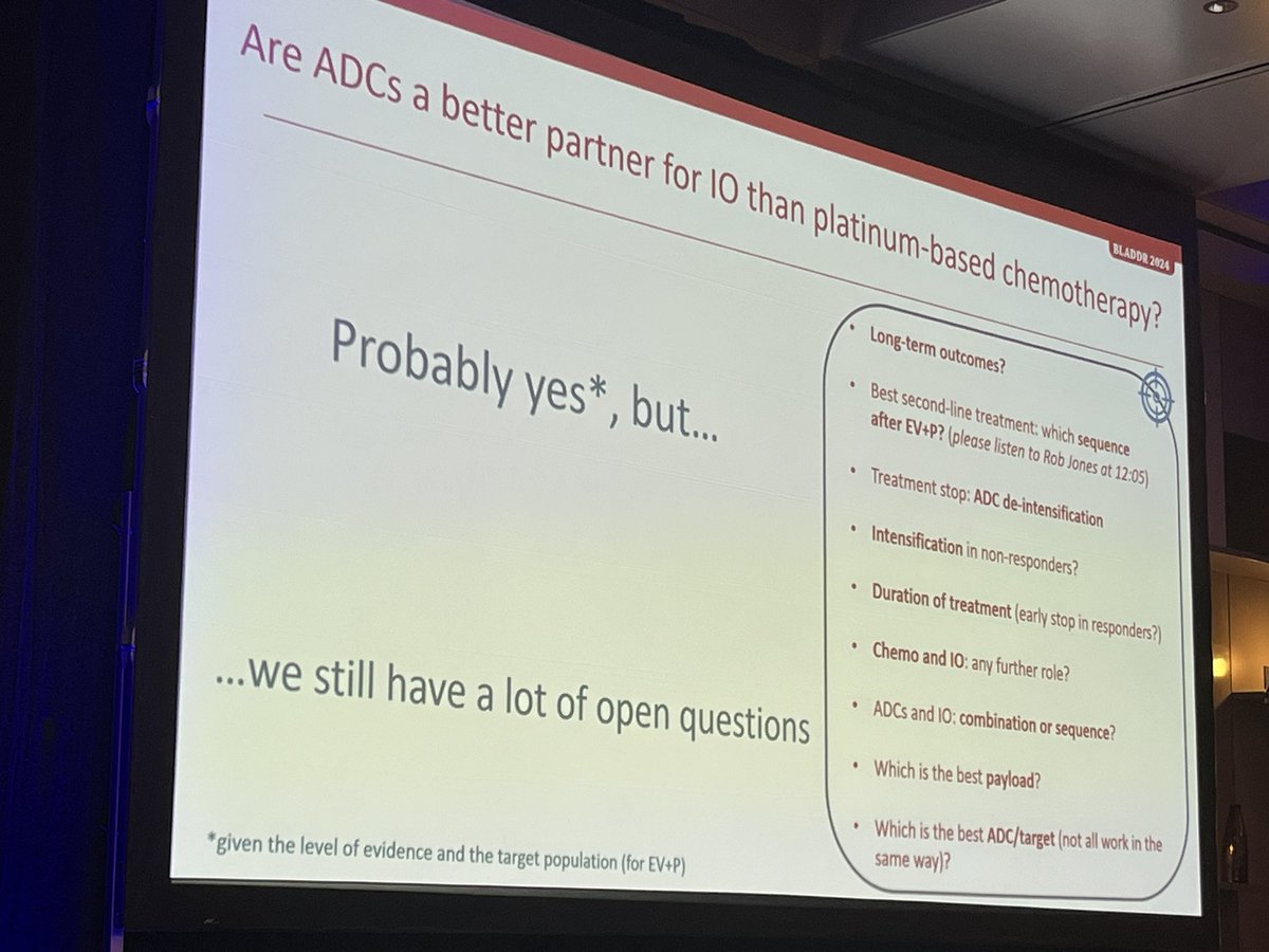 Petros Grivas (@pgrivasmdphd) on Twitter photo Fantastic talk by <a href="/DanieleRaggi83/">Daniele Raggi</a> on ADCs in advanced urothelial Ca #BLADDR24 <a href="/OncoAlert/">OncoAlert</a> <a href="/mirrorsmed/">Mirrors of Medicine</a>
Huge progress, still many questions!
<a href="/tompowles1/">Tom Powles</a> <a href="/Uromigos/">Uromigos</a> <a href="/MattGalsky/">Matt Galsky</a> <a href="/achoud72/">Prof Ananya💙 @achoud72.bsky.social</a> <a href="/DiMariaJiang/">Maria Jiang</a> <a href="/mdesantis234/">Maria De Santis</a> <a href="/DrDabestani/">Saeed Dabestani</a> <a href="/b_szabados/">Bernadett Szabados</a> <a href="/shilpaonc/">Shilpa Gupta</a> <a href="/mtsiatas/">Marinos Tsiatas</a> <a href="/nataliagandur/">Dra. María Natalia Gandur Quiroga</a> Fantastic talk by <a href="/DanieleRaggi83/">Daniele Raggi</a> on ADCs in advanced urothelial Ca #BLADDR24 <a href="/OncoAlert/">OncoAlert</a> <a href="/mirrorsmed/">Mirrors of Medicine</a>
Huge progress, still many questions!
<a href="/tompowles1/">Tom Powles</a> <a href="/Uromigos/">Uromigos</a> <a href="/MattGalsky/">Matt Galsky</a> <a href="/achoud72/">Prof Ananya💙 @achoud72.bsky.social</a> <a href="/DiMariaJiang/">Maria Jiang</a> <a href="/mdesantis234/">Maria De Santis</a> <a href="/DrDabestani/">Saeed Dabestani</a> <a href="/b_szabados/">Bernadett Szabados</a> <a href="/shilpaonc/">Shilpa Gupta</a> <a href="/mtsiatas/">Marinos Tsiatas</a> <a href="/nataliagandur/">Dra. María Natalia Gandur Quiroga</a>