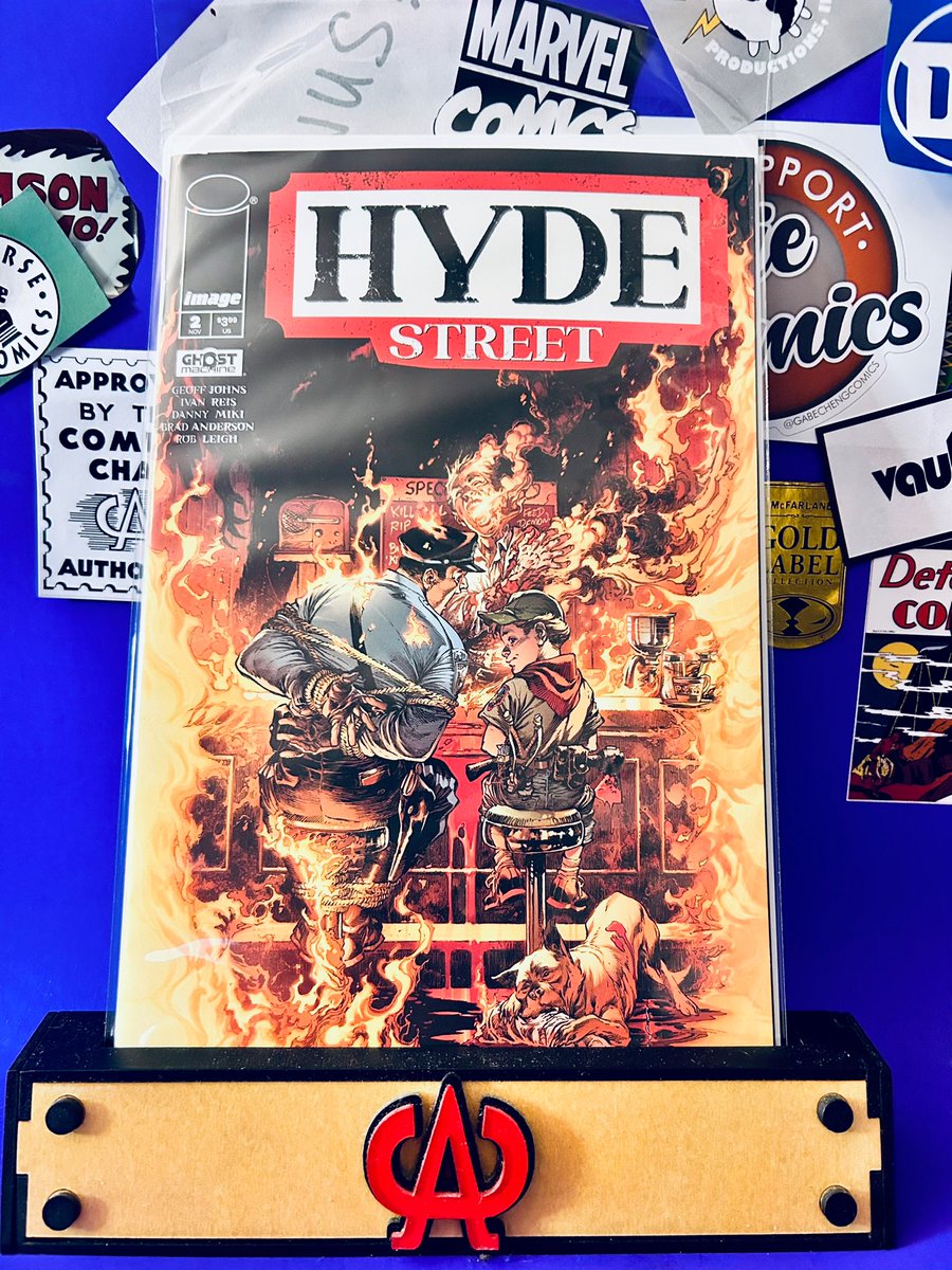 ~ Hyde Street #2 
Cover A Regular Ivan Reis Danny Miki &amp; Brad Anderson Cover
By Image
Written by Geoff Johns 
Art by Ivan Reis , Danny Miki &amp; Brad Anderson

<a href="/geoffjohns/">Geoff Johns</a>